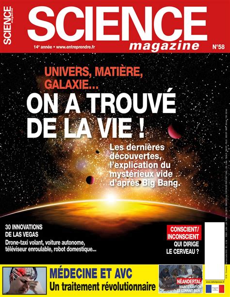Science Magazine N°58 Lafont Presse