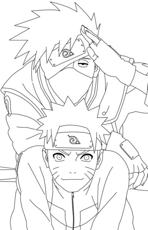 Coloriages Kakashi à Imprimer Coloriages à Imprimer