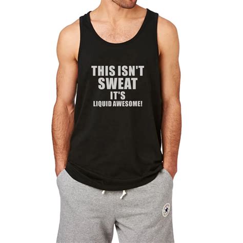 Mens This Isn T Sweat It S Liquid Awesome Workout Fitness Funny Casual