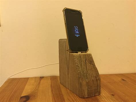 Phone Charging Stand Made Of Wood Phone Charging Stand Phone