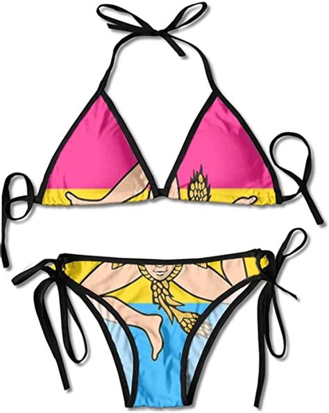 Amazon Com Panasexuality Pride Sicilian Flag Two Piece Bikini Triangle My Xxx Hot Girl