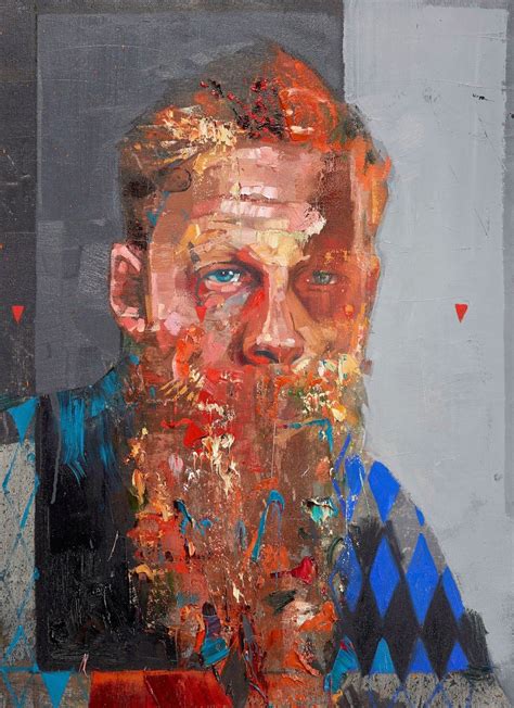 Andrew Salgado 1982 Abstract Painter Abstract Portrait Painting