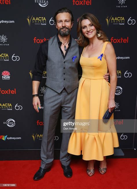 craig hall and sara wiseman attends the 2018 aacta awards industry news photo getty images