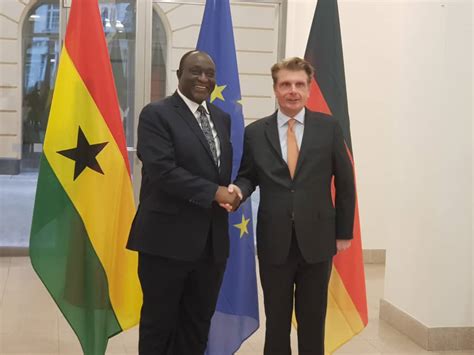 Minister Of Trade And Industry Hon Alan Kyeremanten In Berlin For The