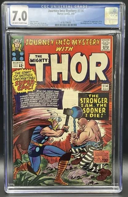 Journey Into Mystery 114 1965 Mighty Thor 1st Appearance Absorbing Man