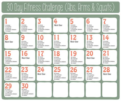 She Turned Her Dreams Into Plans 30 Day Fitness Challenge