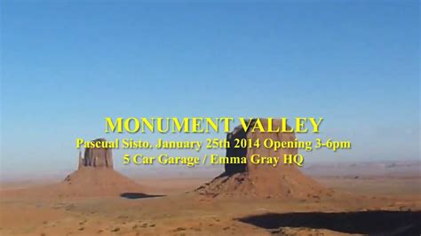Pascual Sisto Monument Valley Youtube