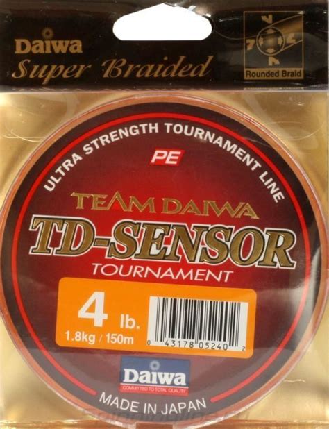 Леска плетеная Daiwa TD Sensor Tournament купить по цене от 3064