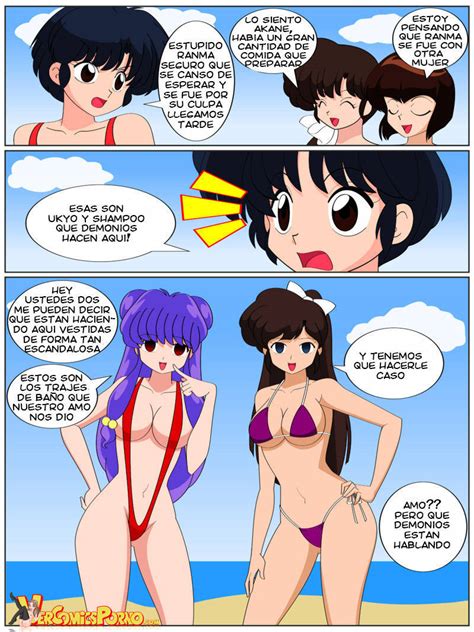 Chicas Ranma Hipnotizadas En La Playa Comic Xxx
