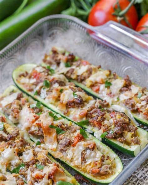 These healthy zucchini boats from delish.com are the best. Easy Stuffed Zucchini Boats - With Several Recipe Ideas ...