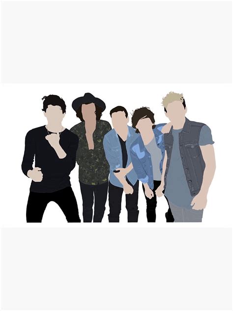 One Direction Four Album Cover Sticker Sticker By Collection 37 One