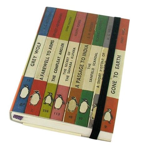 Pocket Notebook Classic Book Spines Penguin Classic Books