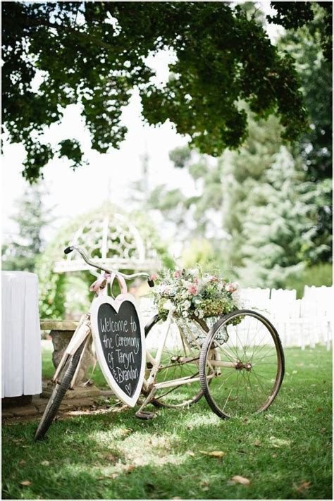 70 How To Use Bicycle As Your Wedding Decoration Ideas Beauty Of