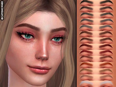 Sims 4 Cc Eyebrows With Slit