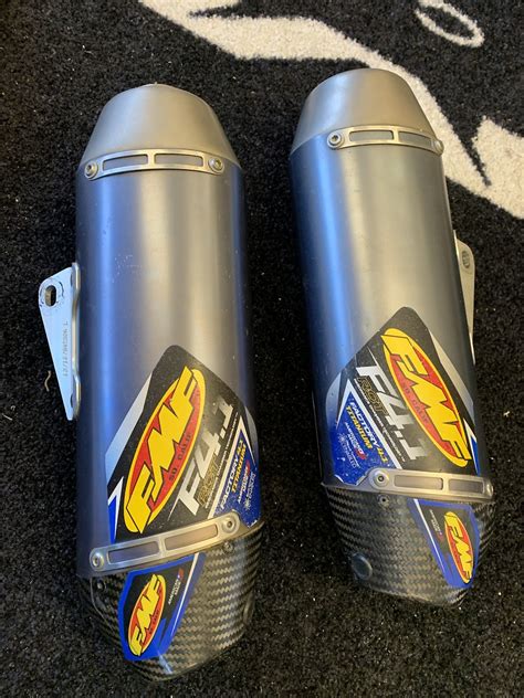 Armadillo is a head pipe guard protector made of dual compound: FMF Factory 4.1 Dual RCT Complete Exhaust With Titanium ...