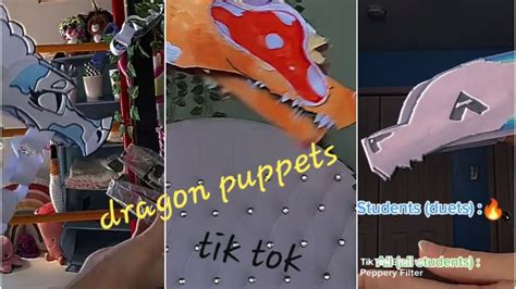 Dragon Puppets Tik Tok Compilation 1 YouTube