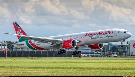 5y Kzy Kenya Airways Boeing 777 300er At Amsterdam Schiphol Photo Id 973629 Airplane