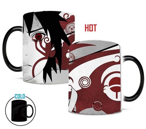 Naruto Sasuke Sharingan Mug Sensitive Color Changing Mugs 350ml Ceramic