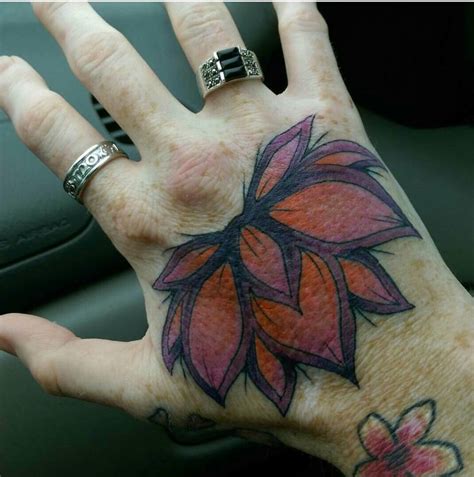 Lotus Flower Hand Tattoo Hand Tattoos Body Art Tattoos