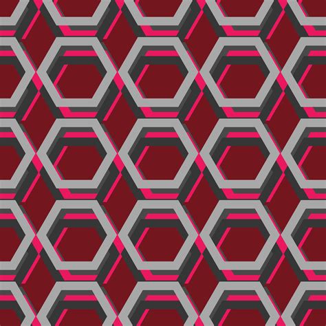 Hexagon Seamless Pattern 609080 Vector Art At Vecteezy