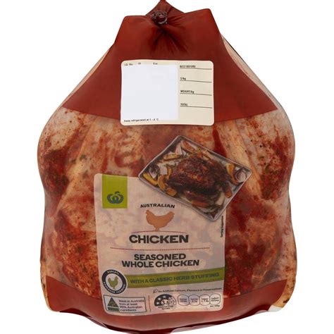 Woolworths Chicken Whole Marinated And Seasoned 19kg 26kg Woolworths