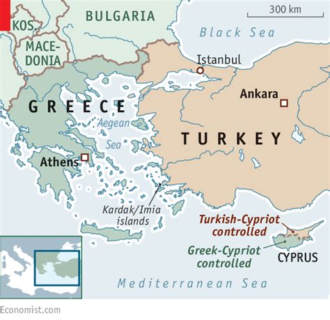 Map Of Greece And Turkey