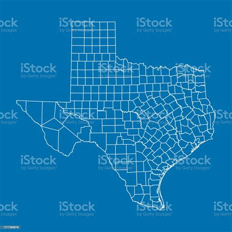 Map Of Texas Stock Illustration Download Image Now Istock