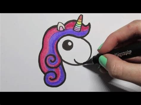 Wil jij een dolfijn leren tekenen? 🦄 Zo teken je een baby unicorn! :) (MAKKELIJK)🦄 - YouTube