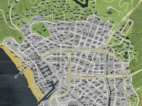 Gta 5 Map With Names