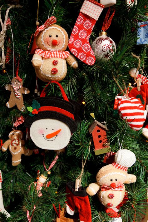 Decorations On Christmas Tree Free Stock Photo - Public Domain Pictures