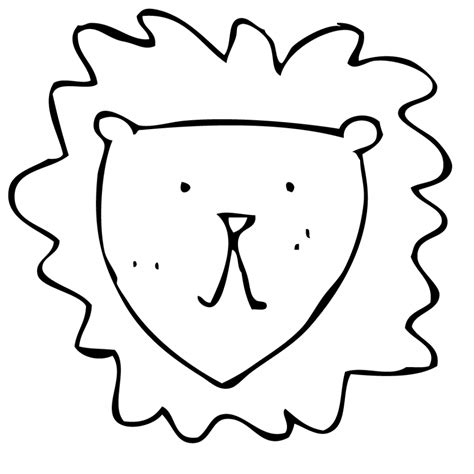 How do you hide a lion activity? Lion Drawing Simple at GetDrawings | Free download