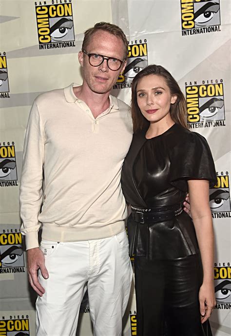Pictured Paul Bettany And Elizabeth Olsen At San Diego Comic Con