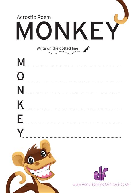 Acrostic Poem Templates For Children Animals Free Teaching Resource