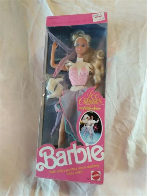 vintage barbie doll ice capades 50th anniversary mattel 1989 nrfb 7365 35 00 picclick
