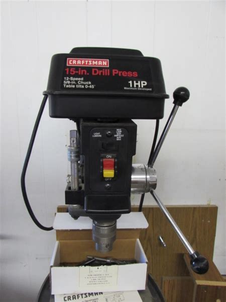Lot Detail - CRAFTSMAN 15" DRILL PRESS
