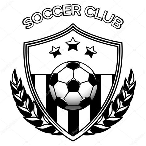 Soccer Club Logo On White Stock Vector Image By ©vectortatu 128478360