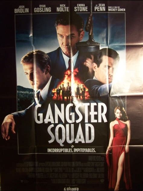 Are you a gangster, take this quiz and find out ? Affiche du film GANGSTER SQUAD - CINEMAFFICHE