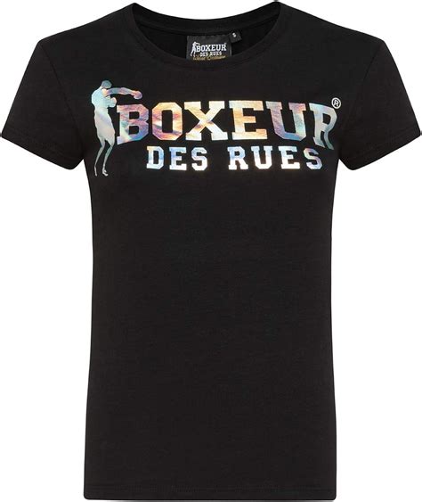 Boxeur Des Rues Basic Tshirt With Logo On Front Woman Xs Black