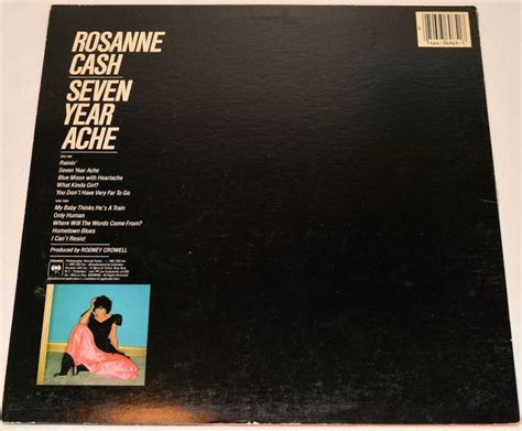 Rosanne Cash Seven Year Ache Vinyl Record Album Lp Joes Albums