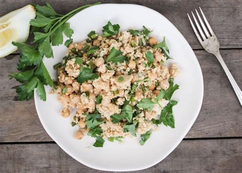 Handful fresh parsley, roughly chopped (optional). parsley and lemon couscous with tahini sauce | Vegetarian ...