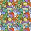 Funny Doodle Monsters On Seamless Pattern For Prints Designs And 