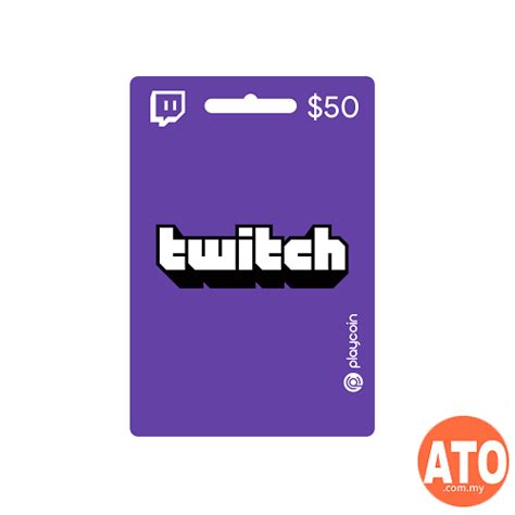Twitch T Card Us 50 Usd