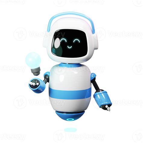 Bonito Robô 3d Inteligente 10265386 Png