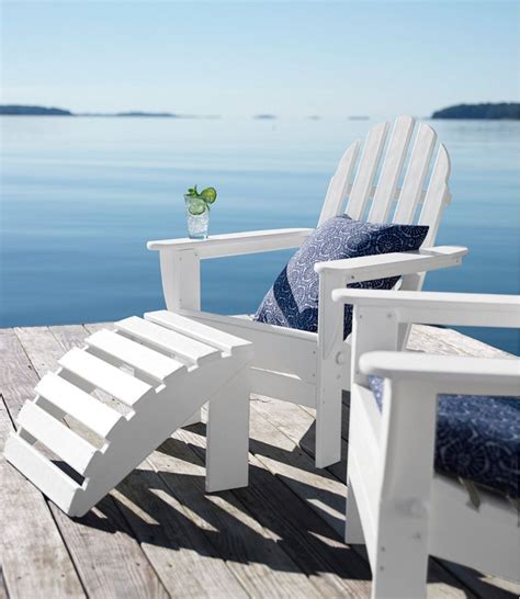 Makes our beachy outdoor seating/fire pit area super cozy. All-Weather Adirondack Chair