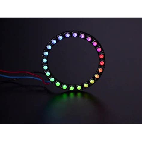Neopixel Ring 24 X 5050 Rgbw Leds W Integrated Drivers Cool White