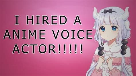 Lets make some anime voice changer effects. I Paid An Anime Voice Actor For Various Reasons - YouTube