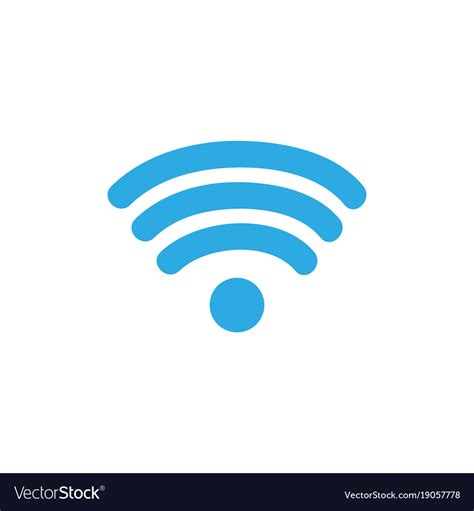 Used as an icon for a hyperlink on computers and the internet. Colorful wifi symbol digital internet Royalty Free Vector