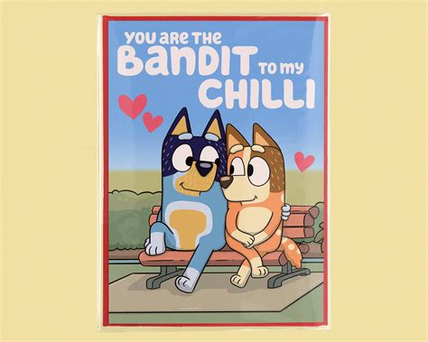 Bluey And Bingo Sitting You Are The Bandit To My Chilli Vertical Poster