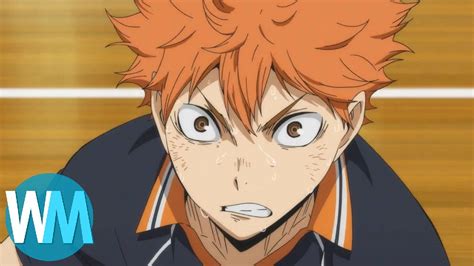 Top 10 Haikyuu Moments Ft Bryson Baugus Voice Of