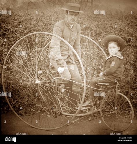 Tricycle Victorian Period Stock Photo Alamy